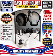 OEM ✅Ford F-150 Expedition Dash Cup Holder w/ Ashtray (2000–2004) – Grey – Gray✅
