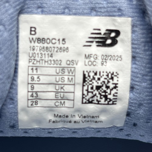 Scarpe da corsa New Balance 880 v15 donna taglia 11 sneakers atletica passeggio palestra - Foto 8 di 8