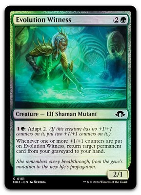 Evolution Witness #151 (Foil) (LP) Modern Horizons 3 MH3 Magic MTG