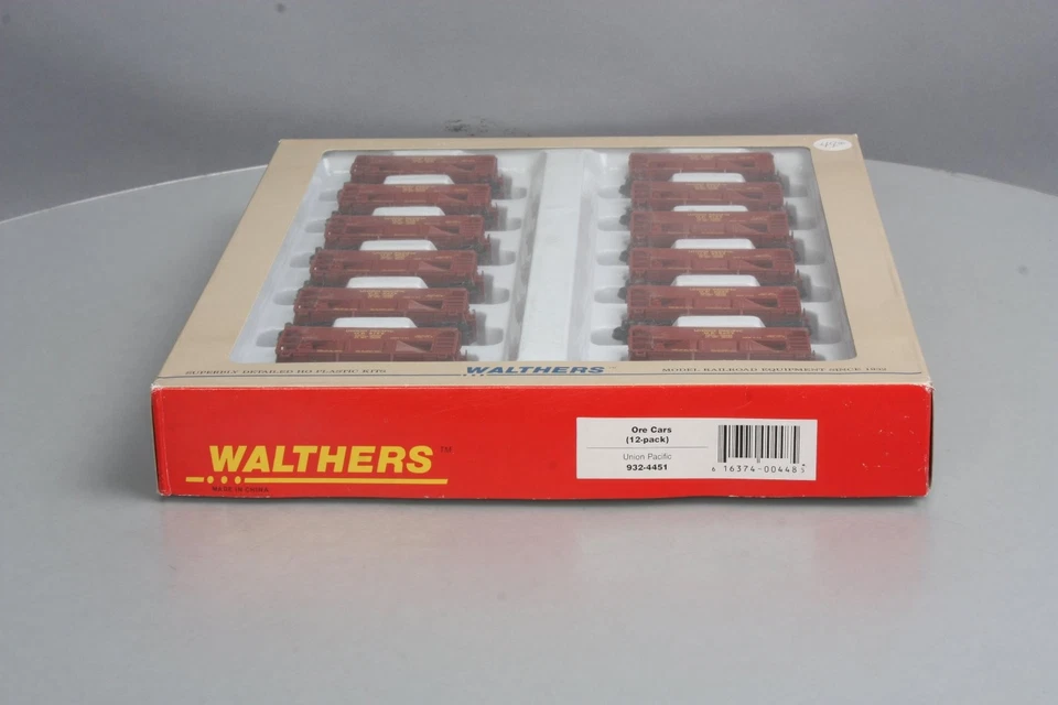 Walthers 932-4451 HO Union Pacific Ore Cars 12-Pack LN/Box - Image 2 of 4