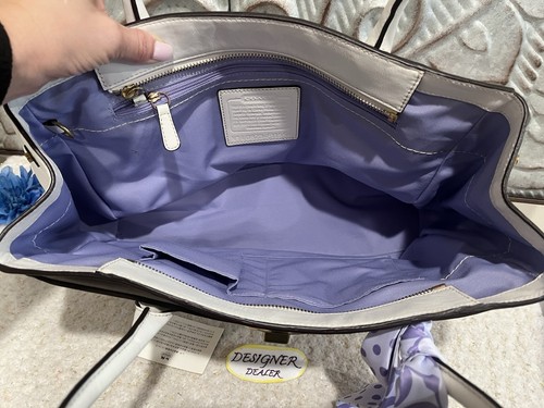 Autentica borsa a tracolla Coach Madeline in pelle bianca avorio 11554 ottime condizioni! - Foto 10 di 11