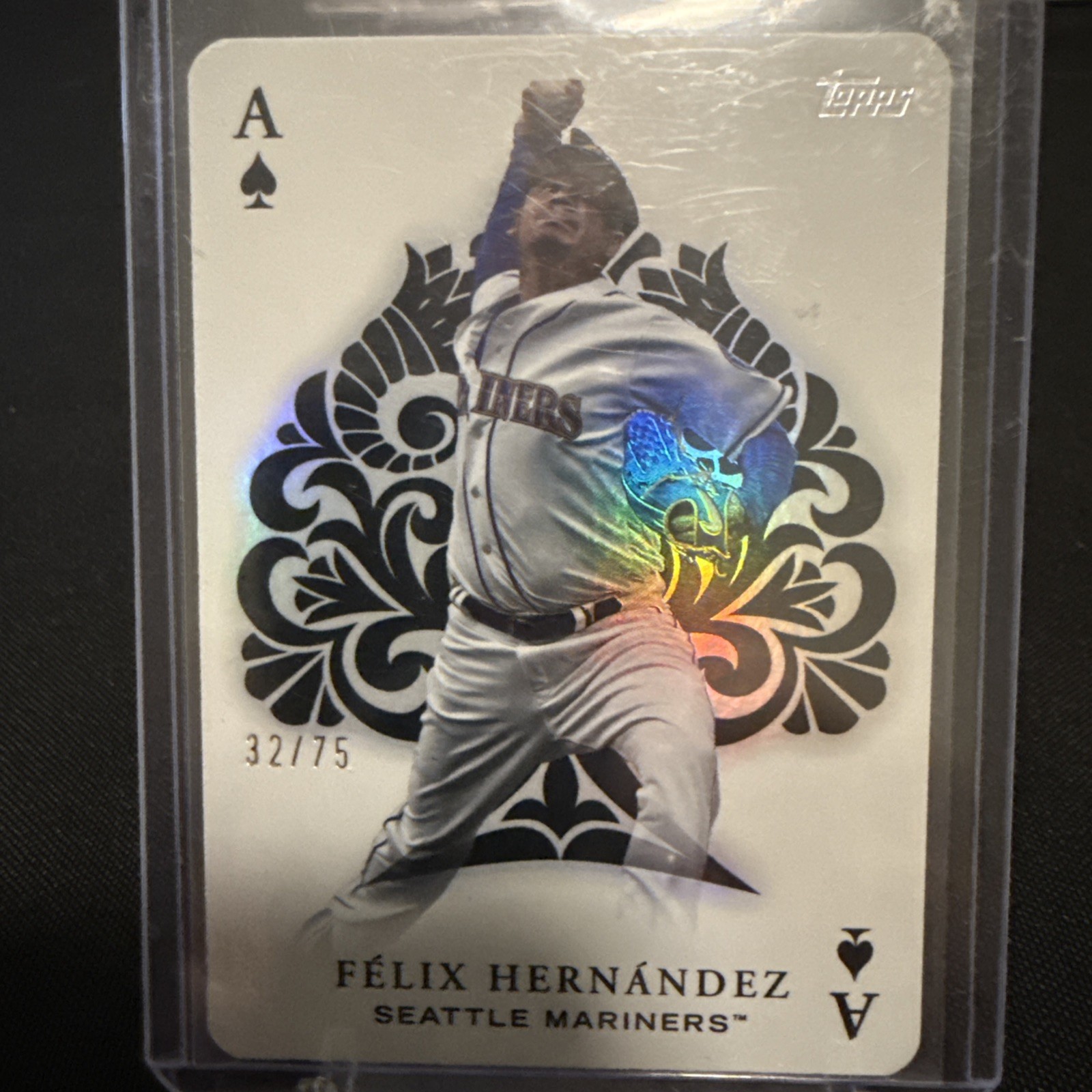 Felix Hernandez Seattle Mariners 2023 Topps All Aces GOLD #'ed /75 AA-44