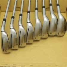 TaylorMade STEALTH Iron Set 5-9,Pw,Aw,Sw 8pc Flex Stiff KBS MAX MT 80 JP Steel