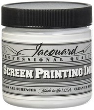 Professional Screen Print Ink Water Soluable 4oz Jar Super Opaque White 119