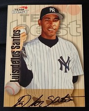 🔥 LUIS De Los SANTOS ✨️ 1998 Team BEST PROSPECT Autograph RC NNO ✨️ GM-NMT 