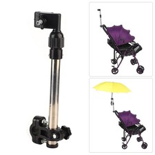 Stainless Steel Bicycle Wheelchair Stroller Pram Stretch Umbrella Support Holder