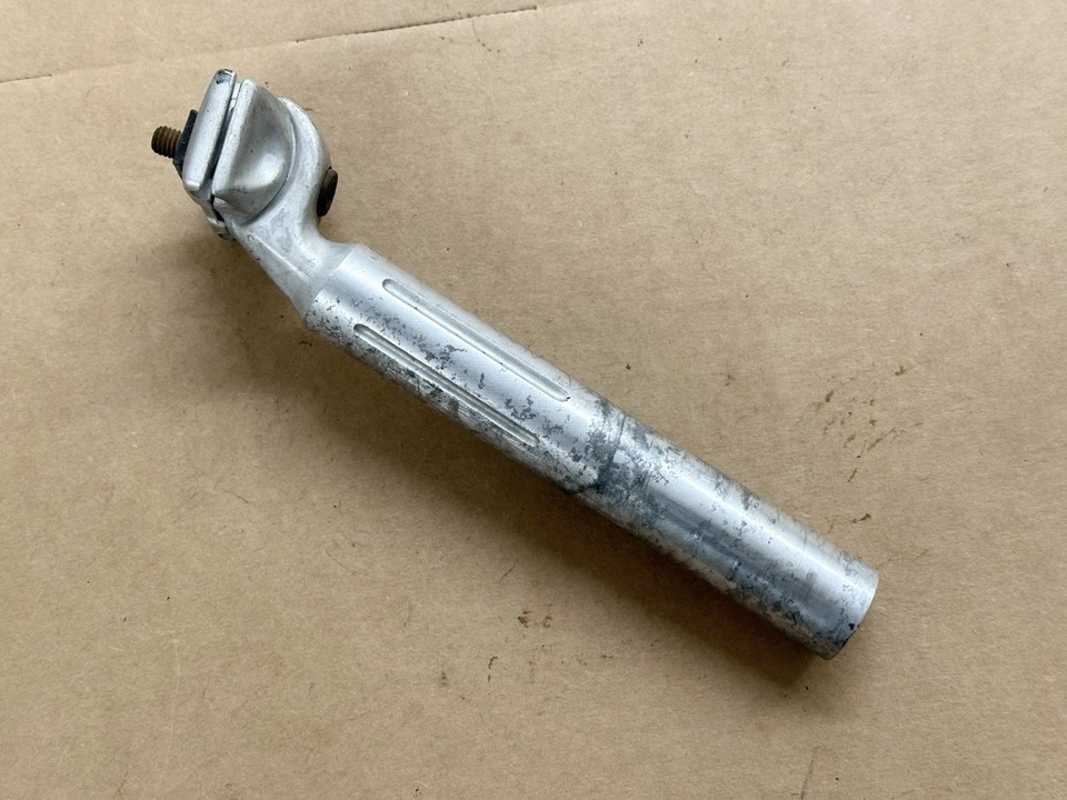 Tija de sillín de bicicleta vintage 27,2 mm 8 pulgadas Foto 3 de 4