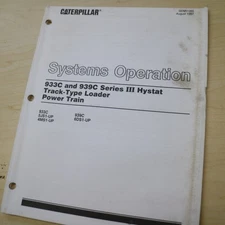 CAT 933C 939C LOADER POWER TRAIN Manual service repair shop SYSTEMS OPERATION