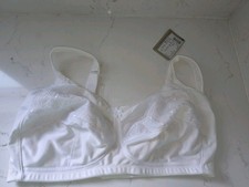 Amoena 'Isadora' Non Wired Pocketed Mastectomy Bra - White - 42DD New With Tag