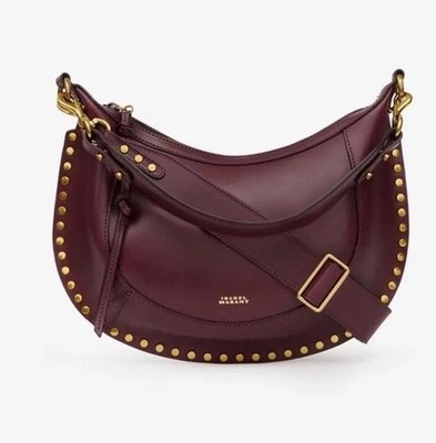 Isabel Marant Naoko Burgundy Shoulder Bag New And Authentic $1565
