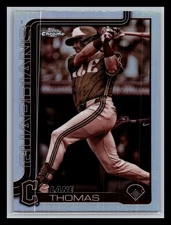Lane Thomas Cleveland Guardians #52 Topps 2025 Topps Chrome Sepia Refractors