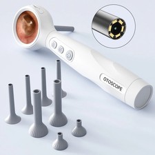 Visual Ear Otoscope 1.38'' IPS Screen Wireless Endoscope 1080P HD Camera Ear Wax