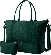 Travel Duffel Bag - Weekender Bags for Women, Gym Tote Bags with Shoe Compartmen