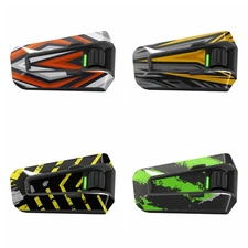 Glossy Wrap Sticker Cover x1 For Cardo Packtalk Edge Device Black Gray Brown