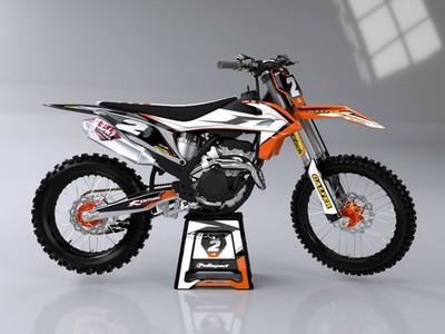 CustomMX - Grafik Kit: passend für KTM SX SXF EXC 85 125 150 250 300 350 450 Modelle