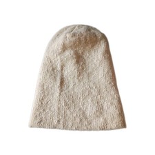 VTG Wigwam Woolen Mills Women's Knit Beanie Ski Hat USA Made White