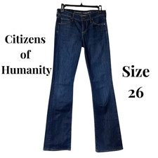 Citizens of Humanity size 26 flair dark wash bootcut