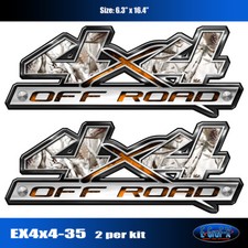 4x4-35 Camouflage Body Offroad Graphics Camo Decal Toyota Chevy Ford Dodge Truck