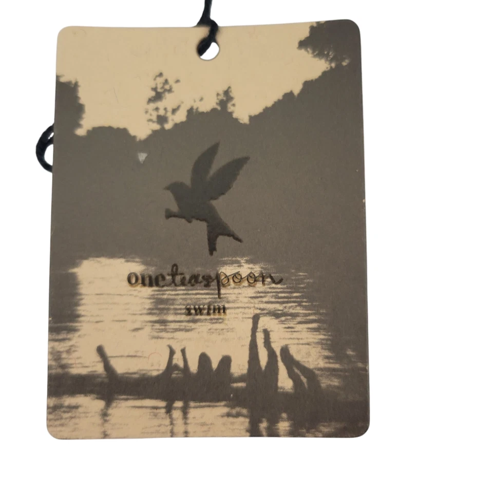 Parte inferior de bikini de natación Oneteaspoon talla M estilo súper azul OT12166 NUEVO CON ETIQUETAS $69 Foto 4 de 4