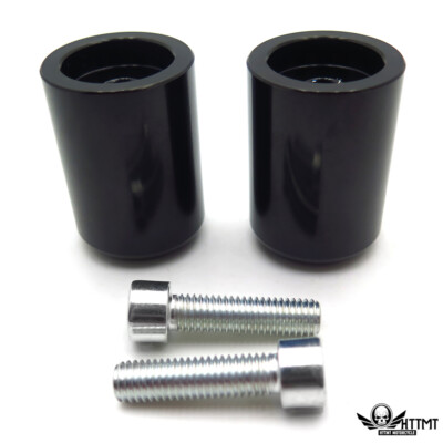 BLACK Handlebar Bar End Slider Kit For Kawasaki 2006-07 Ninja ZX