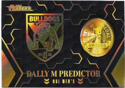 2024 Nrl Traders Titanium Dally M Predictor (DMP03) BULLDOGS 01/40