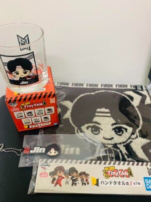 BTS グッズセット 1 BTS TinyTAN JIN MIC DROP Ichiban Kuji Plush Set Japan Limited | eBay