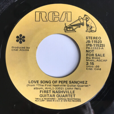 First Nashville Guitar Quartet - Love Song Of Pepe Sanchez / Londonderry Air (7''