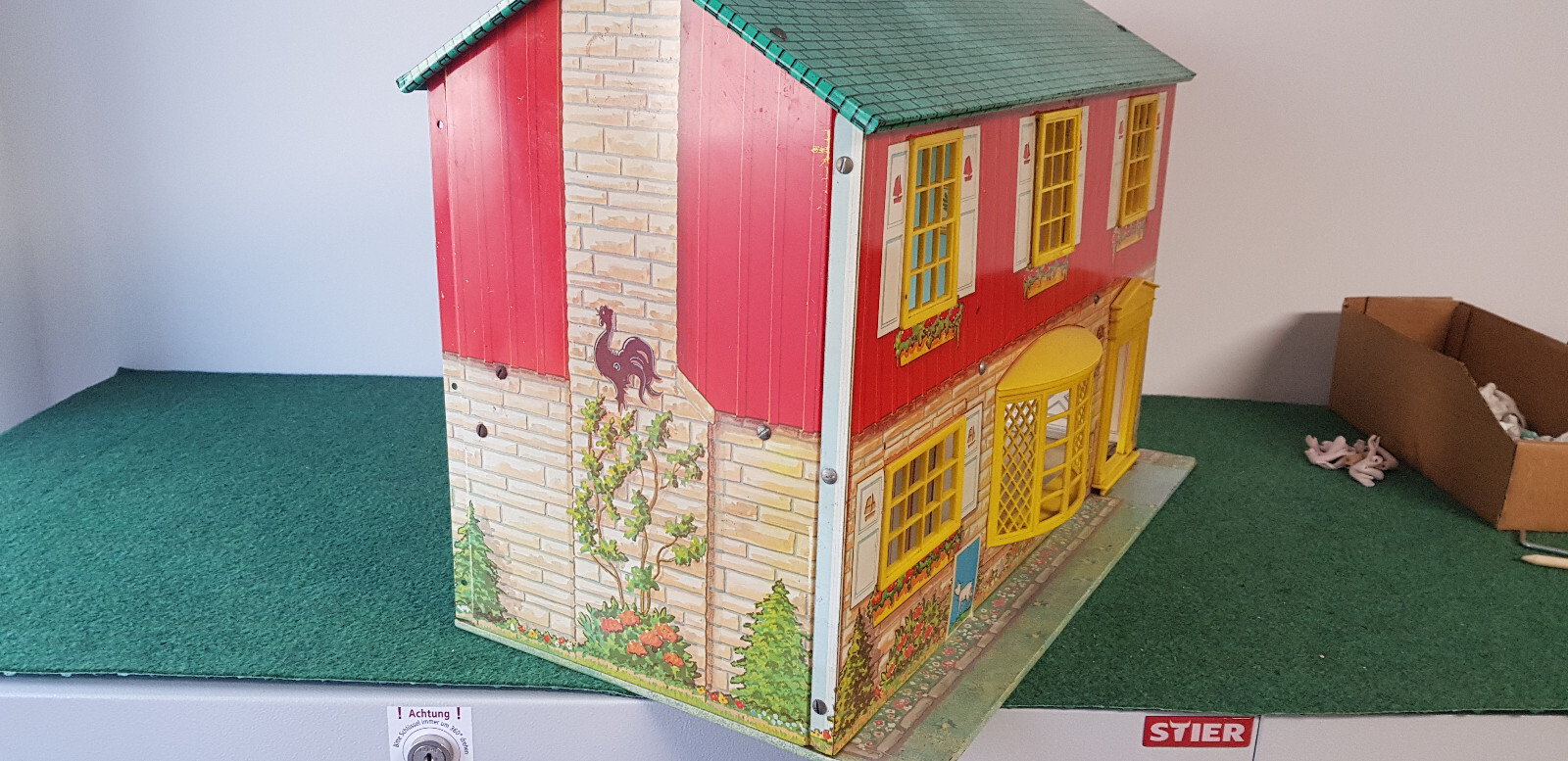 Antique rare doll house, doll house made of tin Germany 1930 eBay