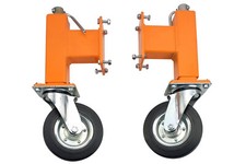 Schneepflug Schneeschild Vario Stützräder Set 160 x 50 mm für ☃️Höhenverstellbar