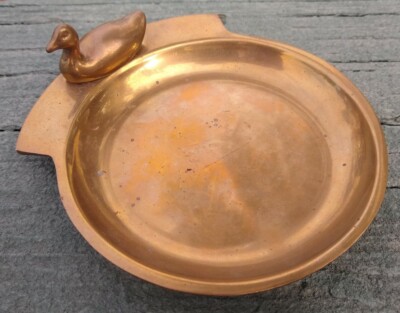 Brass Change Coins Miscellaneous Items Dish