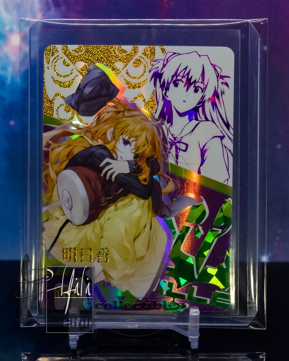 Asuka Langley MR NS-10M01-028 Goddess Story Card Gold Holo Foil