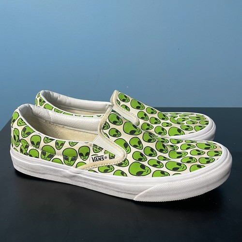Vans Alien UFO Skate Shoes Black Lace Up Low Top Slip On 721454 Men\u0026#039;s  8 | eBay