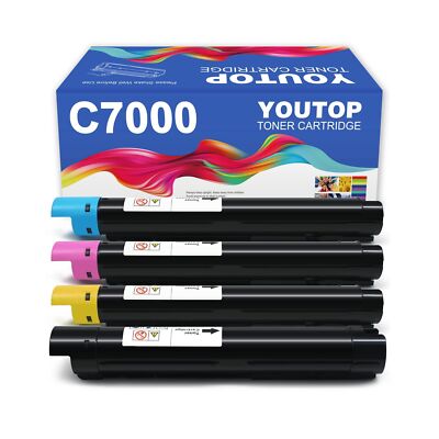 C7000 Toner Cartridge Raise Print Efficiency Replacement for Xerox 106R03757 ...