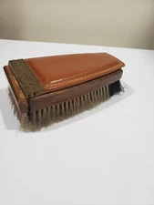 Vintage Top Grain Cowhide Clothing/ Garment Brush With Storage Bolingen Germany