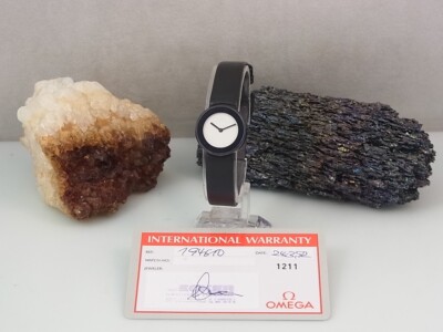 OMEGA Art Collection 1987 Limited Women's Watch Ø 7/8in Quartz Black  Wrist