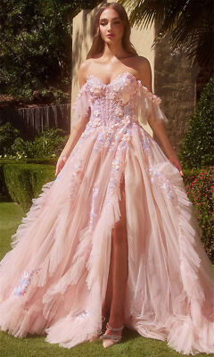 A Flower Decoration Wedding dress Party Graduation Gown Coming of