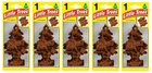 5x Magic Little Tree Hanging Air Freshener Leather Fragrance