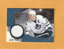 2000-01 PACIFIC MCDONALD'S REDEMPTION JERSEY CARD #10 MATS SUNDIN 226/500