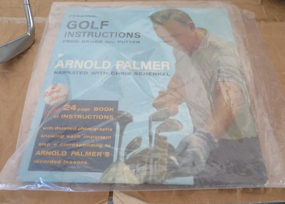 ARNOLD PALMER The Original Putter + Golf Instruction Guide + Records COLLECTIBLE - Image 2 of 4
