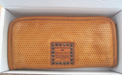 NEU !!! Campomaggi Geldbörse Leder giallo - !!! SONDERPREIS !!!