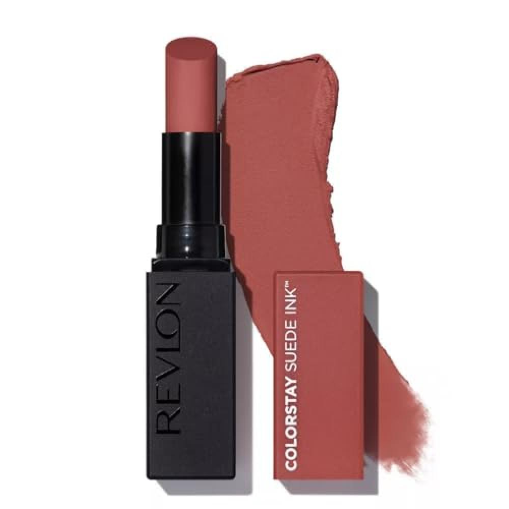 (TG. 2.55 g (Confezione da 1)) Revlon ColorStay Suede Ink Lipstick, Rossetto Opa