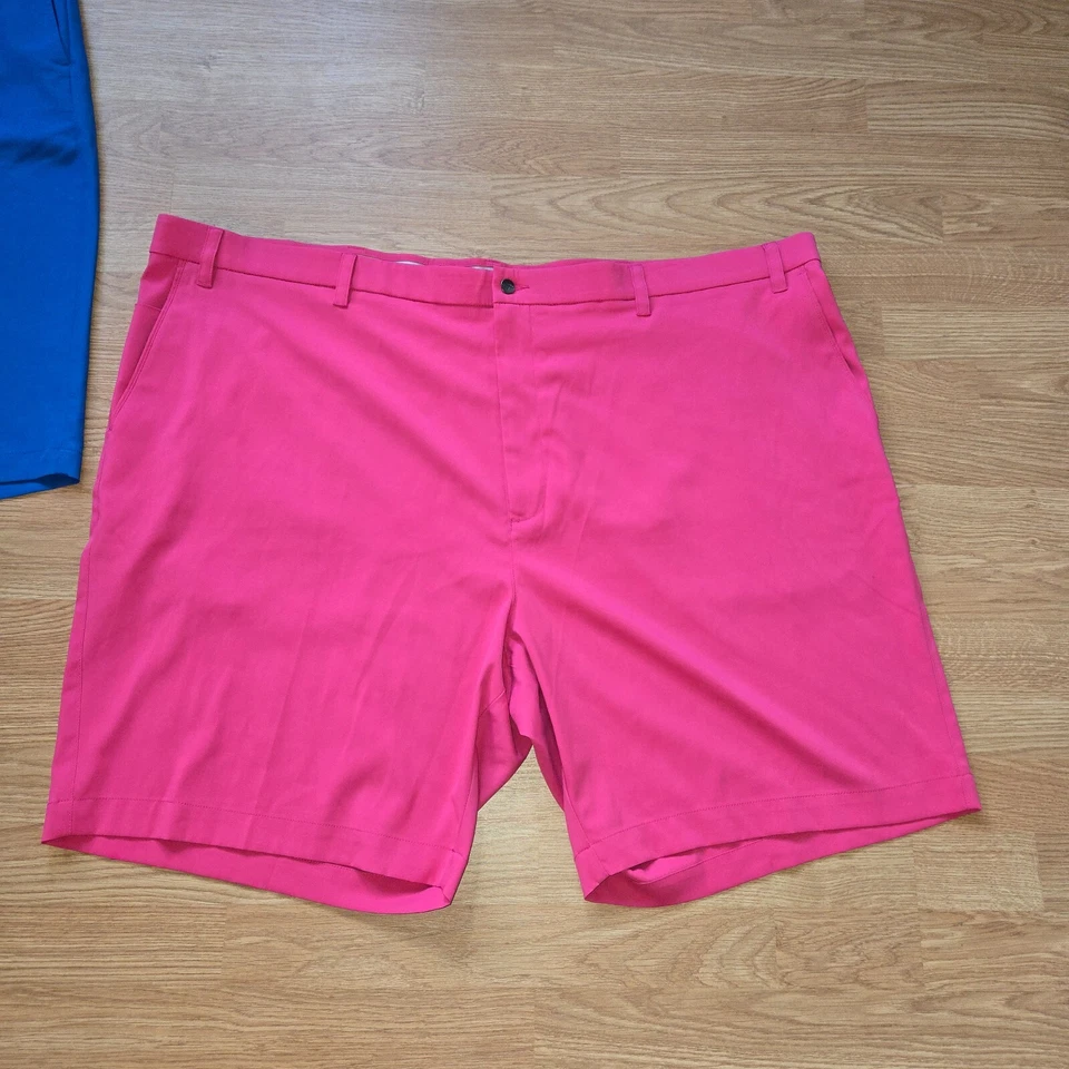 LOTE DE 3 PANTALONES CORTOS DE GOLF CALLAWAY PARA HOMBRE BLANCO AZUL ROSA TALLA 52B Foto 3 de 4