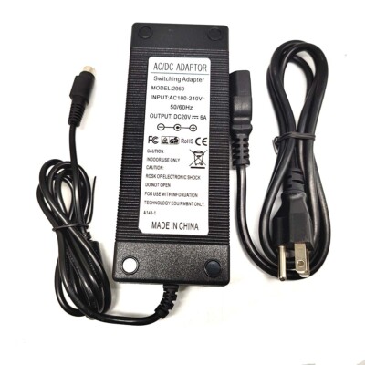 4PIN AC Adapter for GE Vivid e, Vivid i Portable Ultrasounds Power Pack TWADP100