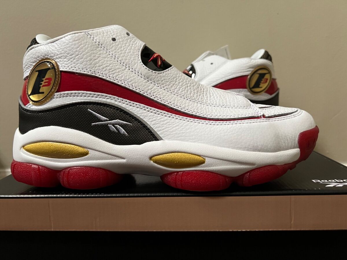 T Vul in Ga door Reebok The Answer DMX White Red Black GX6330 Allen Iverson 100% Authentic |  eBay