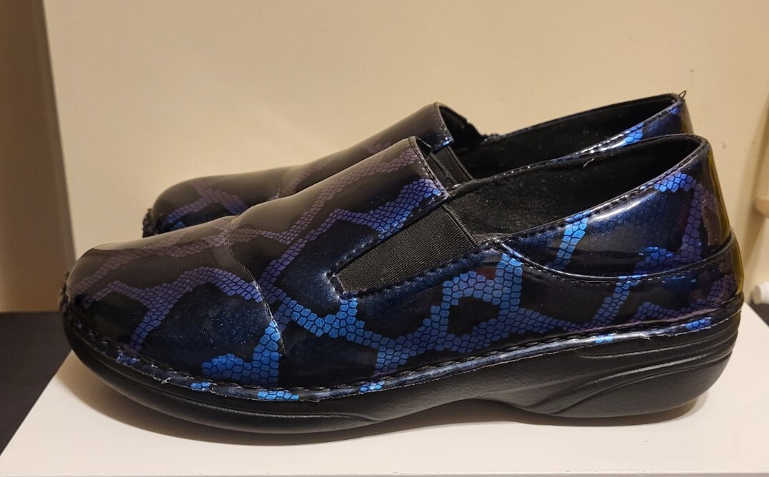 Spring Step Ferrara-Racer Blue Phython Print Pate… - image 2