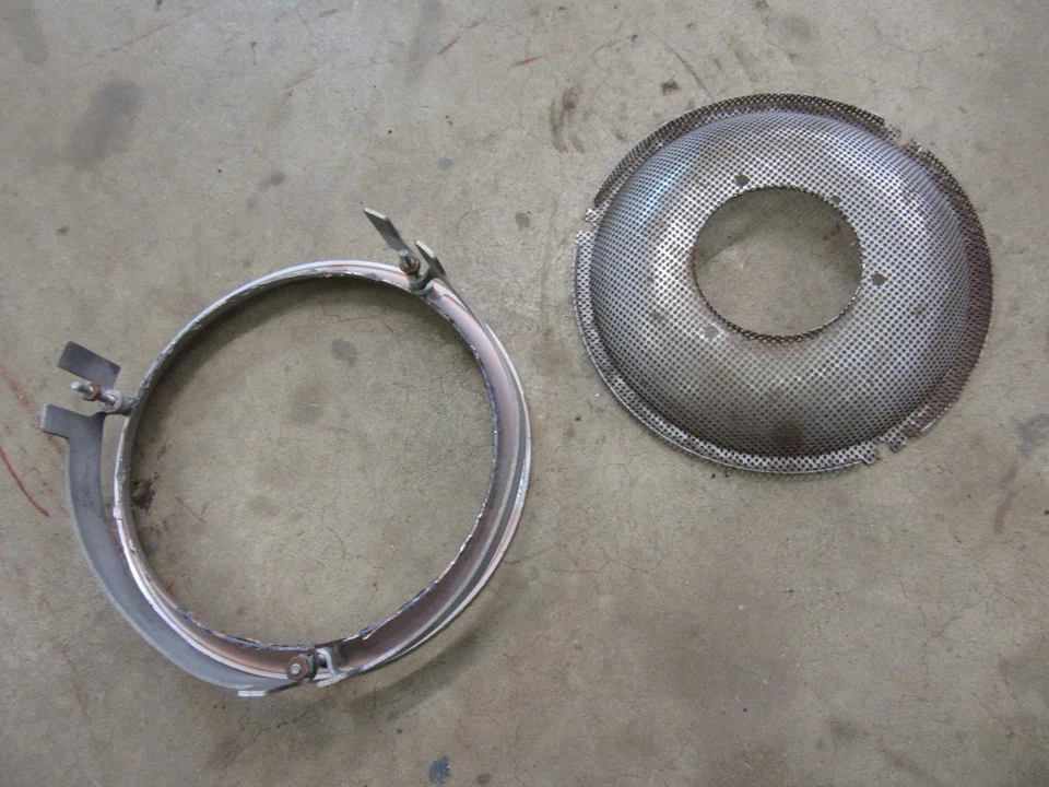 Pontiac Chieftain 1953 1954 panel de tablero interior altavoz central moldura de ventilación Foto 2 de 2