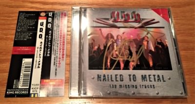 U.D.O. - Nailed To Metal + 1 (Japan CD - Autographed by U.D.O. & Fitty Wienhold)