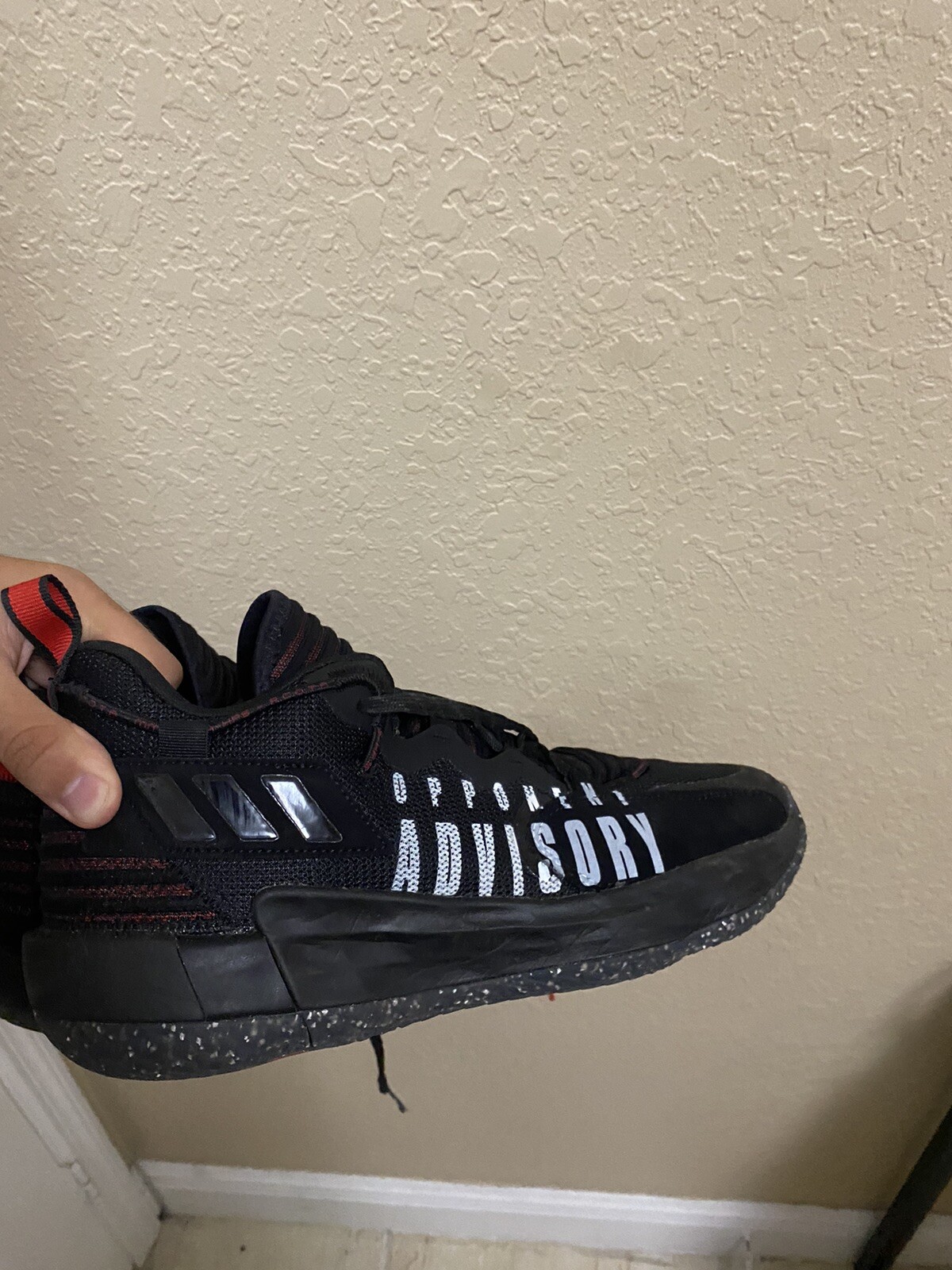 Size 11.5 - adidas Dame 7 Extply Black 