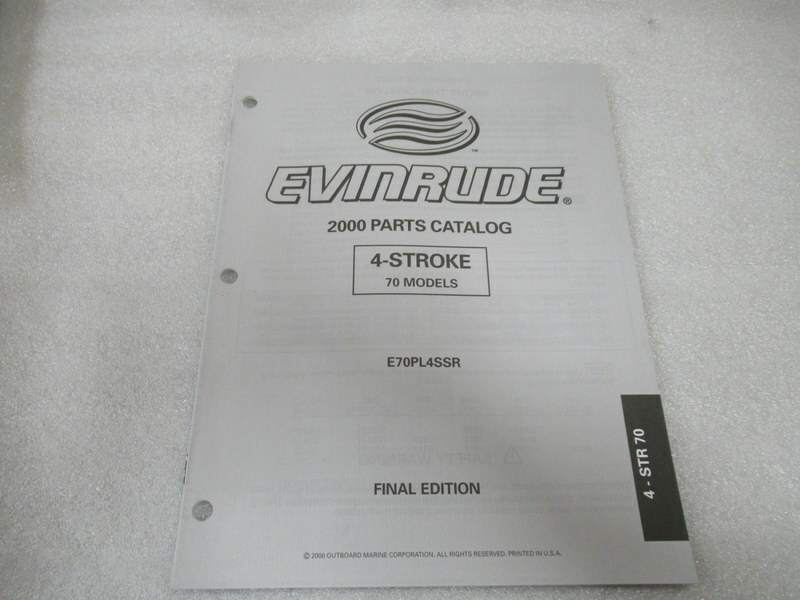 PM184 2000 Evinrude 4-Stroke 70 Models Final Edition Parts Catalog