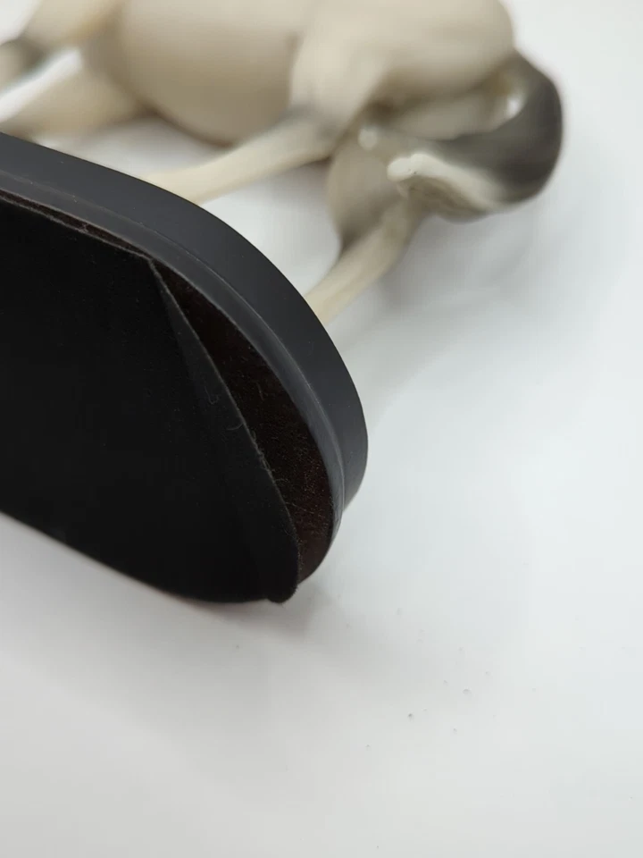 Figura de caballo mancha marrón y blanca 6-1/2 pulgadas figura decorativa de resina Foto 4 de 4